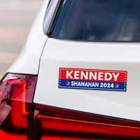 Kennedy Shanahan 2024 Car Magnet, RFK Jr. Magnet, President Election 2024, Robert F. Kennedy Jr For President 2024 Vehicle Magnet, 10" x 3"