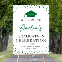 Custom Graduation Foamboard Poster Sign, Custom Class of 2024 Graduation Foamcore Welcome Sign, Celebration Sign, Personalized Foamcore