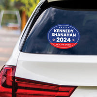 Kennedy Shanahan 2024 Sticker Vinyl Decal, RFK Jr 2024, Election 2024, Robert F Kennedy Jr For President 2024 Bumper Sticker, 6" x 4.5"