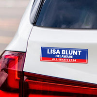 Lisa Blunt Rochester for U.S. Senate Car Magnet - Vote Rochester Vehicle Magnet, Delaware US Senate Election 2024 Sticker Magnet - 10" x 3"