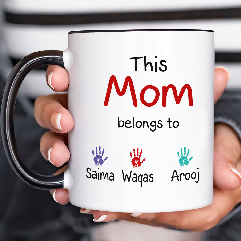 Personalized Muslim Name Mother's Day Mug - Custom Name Coffee Cup, Islamic Muslim Name Mug, Eid Gift, Islamic Gift For Ammi Ji, Mama, Mom