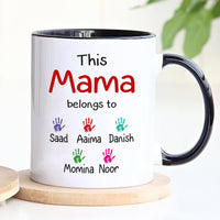 Personalized Muslim Name Mother's Day Mug - Custom Name Coffee Cup, Islamic Muslim Name Mug, Eid Gift, Islamic Gift For Ammi Ji, Mama, Mom