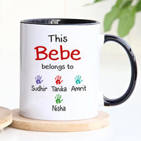 Personalized Indian Name Mother's Day Mug - Custom Name Coffee Cup, Hindu Indian Name Mug, Gift For Mother's Day, Mata, Aai, Bebe, Amma, Maa