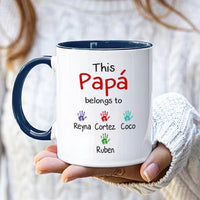 Personalized Spanish Name Fathers Day Mug - Custom Name Coffee Cup, Spanish Name Mug, Father's Day Gift, Gift For Padre, Papi, Papa