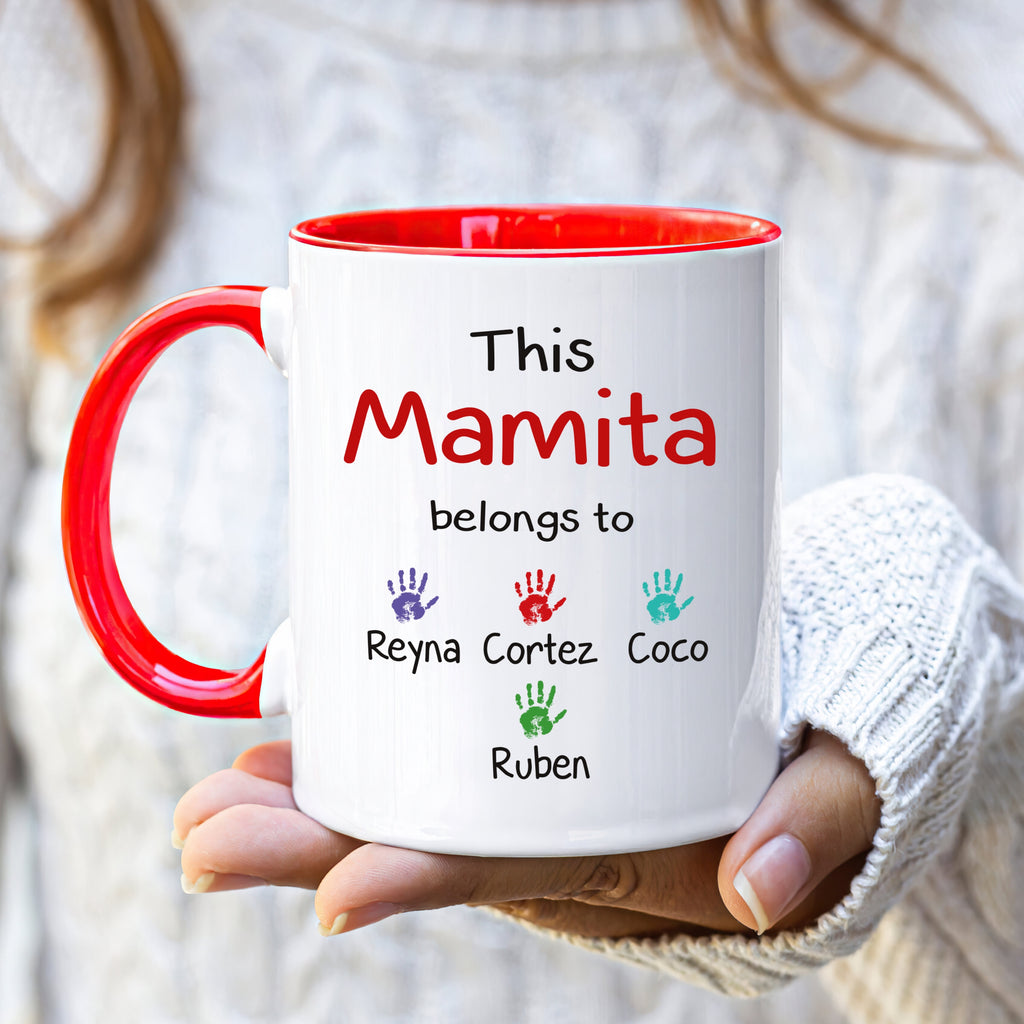 Personalized Spanish Name Mother's Day Mug - Custom Name Coffee Cup, Spanish Name Mug, Gift For Mother's Day, Mamita, Madre, Mama, Mom