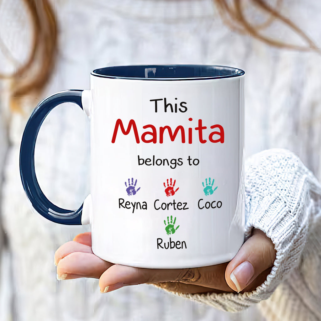 Personalized Spanish Name Mother's Day Mug - Custom Name Coffee Cup, Spanish Name Mug, Gift For Mother's Day, Mamita, Madre, Mama, Mom