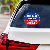 Kari Lake for U.S. Senate Arizona Sticker Vinyl Decal, Vote Kari Lake US Senate Election 2024 Bumper Sticker Decal - 6" x 4.5"