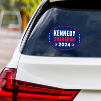 Kennedy Shanahan 2024 Sticker Vinyl Decal, RFK Jr 2024, Election 2024, Robert F Kennedy Jr For President 2024 Bumper Sticker, 6" x 4.5"