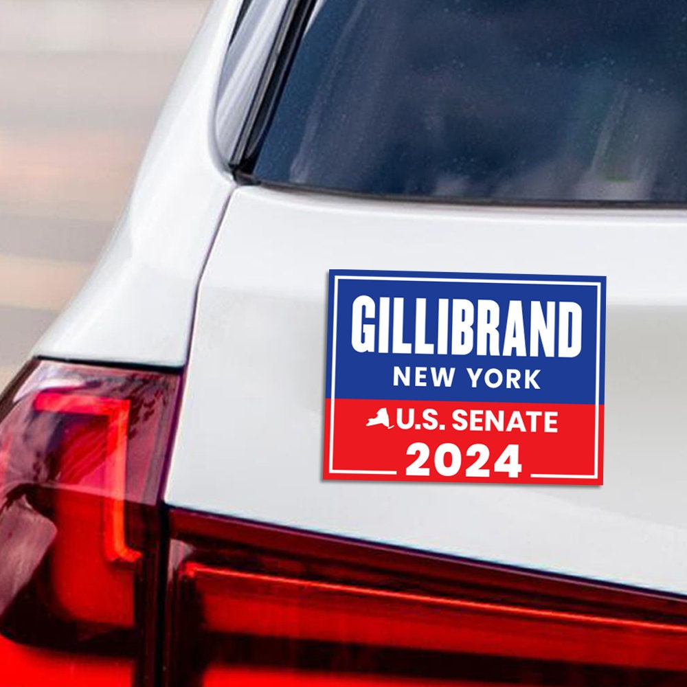 Kirsten Gillibrand for U.S. Senate Car Magnet - Vote Gillibrand Vehicle Magnet, New York US Senate Election 2024 Sticker Magnet - 6" x 4.5"