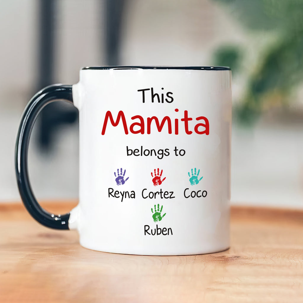 Personalized Spanish Name Mother's Day Mug - Custom Name Coffee Cup, Spanish Name Mug, Gift For Mother's Day, Mamita, Madre, Mama, Mom