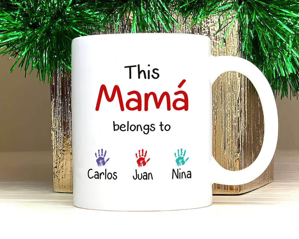 Personalized Spanish Name Mother's Day Mug - Custom Name Coffee Cup, Spanish Name Mug, Gift For Mother's Day, Mamita, Madre, Mama, Mom