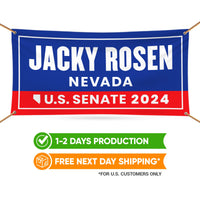 a banner with the name of jacky rose nevada on it