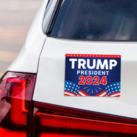 Trump 2024 Magnet, Take America Back, Trump 2024, Trump For President 2024 Car Magnet, Trump Magnet, Trump 2024 Vehicle Magnet, 6" x 4.5"