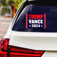 Trump Vance 2024 Sticker Vinyl Decal, Trump 2024 Vinyl Sticker, 2024 Election, Take America Back, Trump Campaign Bumper Sticker, 6" x 4.5"