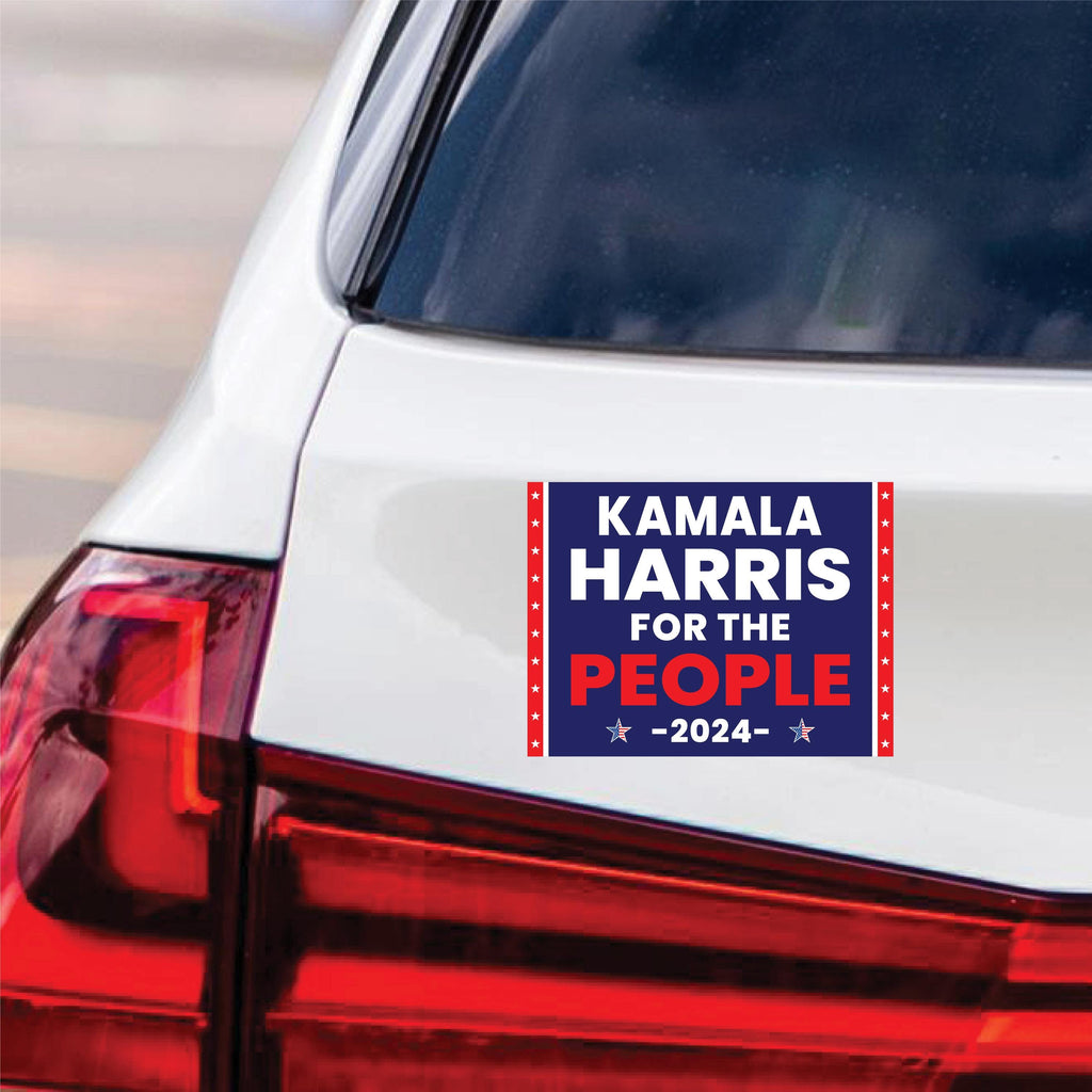 Kamala Harris 2024 Car Magnet, Harris For President 2024 Vehicle Magnet, 2024 President Election Bumper, Madam President Magnet, 6" x 4.5"