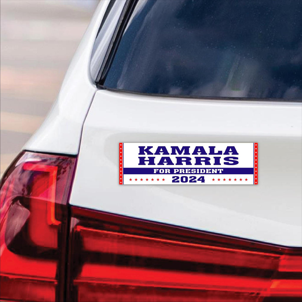 Kamala Harris 2024 Car Magnet, Harris For President 2024 Vehicle Magnet, 2024 President Election Bumper, Madam President Magnet, 10" x 3"