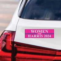 Women for Harris Car Magnet, Harris For President 2024 Vehicle Magnet, Election 2024, Kamala Harris 2024, Madam President Magnet, 10" x 3"