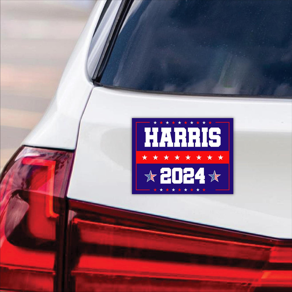 Kamala Harris 2024 Car Magnet, Harris For President 2024 Vehicle Magnet, 2024 President Election Bumper, Madam President Magnet, 6" x 4.5"