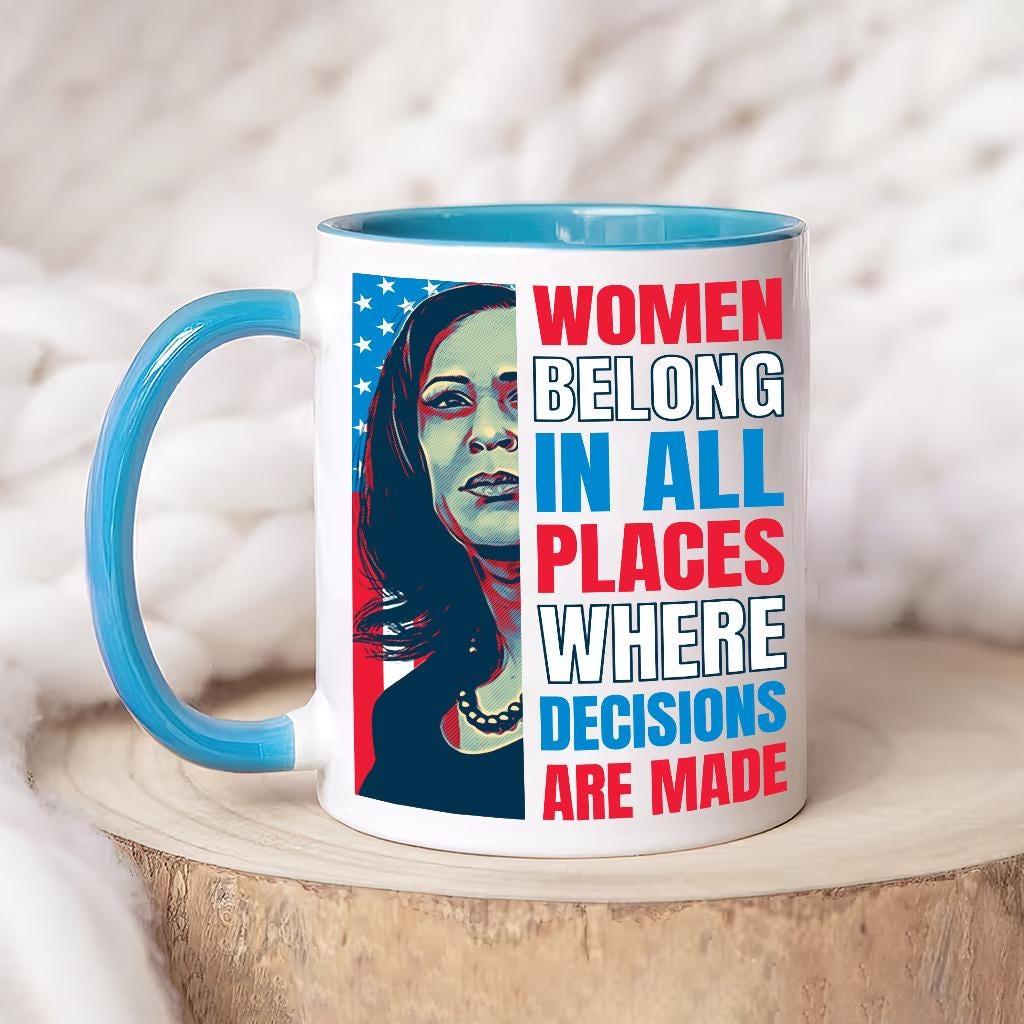 Kamala Harris 2024 Mug | Let's Finish The Job Coffee Mug | Madam President Kamala Harris | Democrats Gift | Political Mug | Election 2024