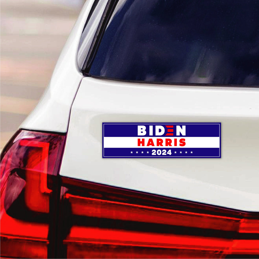 Biden Harris 2024 Car Magnet, Biden for President 2024 Vehicle Magnet, Biden Harris 2024 Bumper, Biden Harris Magnet, 10" x 3"