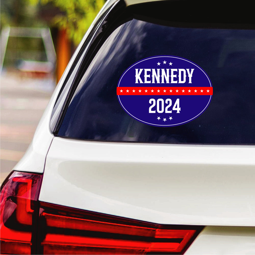 Kennedy 2024 Sticker Vinyl Decal, RFK Jr. 2024, Election 2024, Robert F. Kennedy Jr. For President 2024 Bumper Sticker Decal - 6" x 4.5"