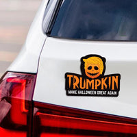 Halloween Trumpkin Magnet, Make Halloween Great Again Car Magnet, Trump Vance 2024 Magnet, Trump Halloween Vehicle Magnet, 6" x 4.5"