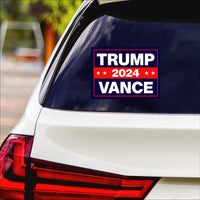 Trump Vance 2024 Sticker Vinyl Decal, Trump 2024 Vinyl Sticker, 2024 Election, Take America Back, Trump Campaign Bumper Sticker, 6" x 4.5"