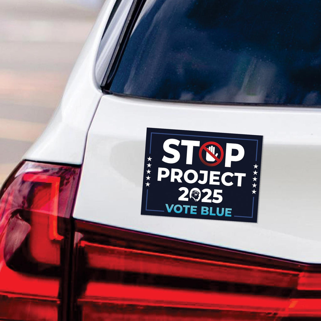 Stop Project 2025 Car Vote Democrat 2024 Vehicle 2024