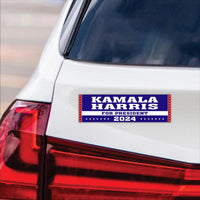 Kamala Harris 2024 Car Magnet, Harris For President 2024 Vehicle Magnet, 2024 President Election Bumper, Madam President Magnet, 10" x 3"