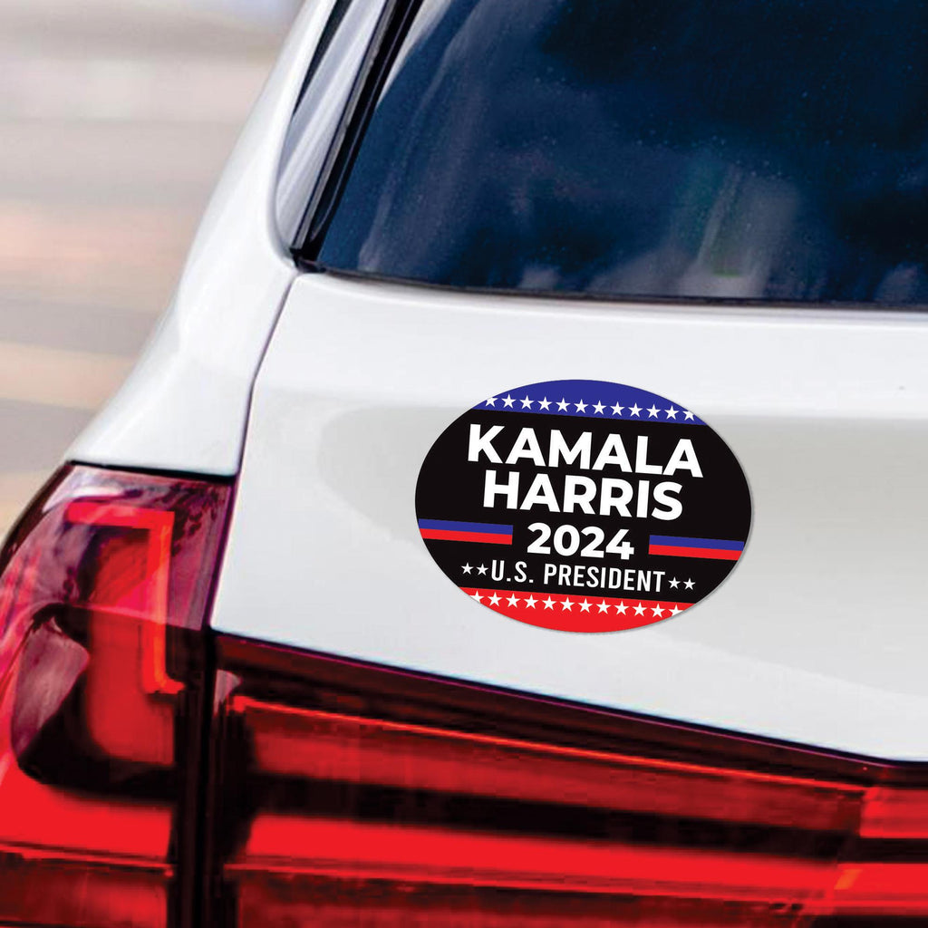 Kamala Harris 2024 Car Magnet, Harris For President 2024 Vehicle Magnet, 2024 President Election Bumper, Madam President Magnet, 6" x 4.5"