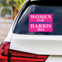 Women for Harris Sticker Vinyl Decal, Harris For President 2024 Vinyl Sticker, Madam President, Kamala Harris 2024 Bumper Sticker, 6" x 4.5"