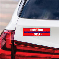 Kamala Harris 2024 Car Magnet, Harris For President 2024 Vehicle Magnet, 2024 President Election Bumper, Madam President Magnet, 10" x 3"