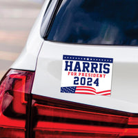 Kamala Harris 2024 Car Magnet, Harris For President 2024 Vehicle Magnet, 2024 President Election Bumper, Madam President Magnet, 6" x 4.5"