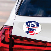 Kamala Harris 2024 Car Magnet, Harris For President 2024 Vehicle Magnet, 2024 President Election Bumper, Madam President Magnet, 6" x 4.5"