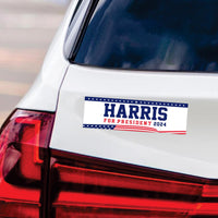 Kamala Harris 2024 Car Magnet, Harris For President 2024 Vehicle Magnet, 2024 President Election Bumper, Madam President Magnet, 10" x 3"