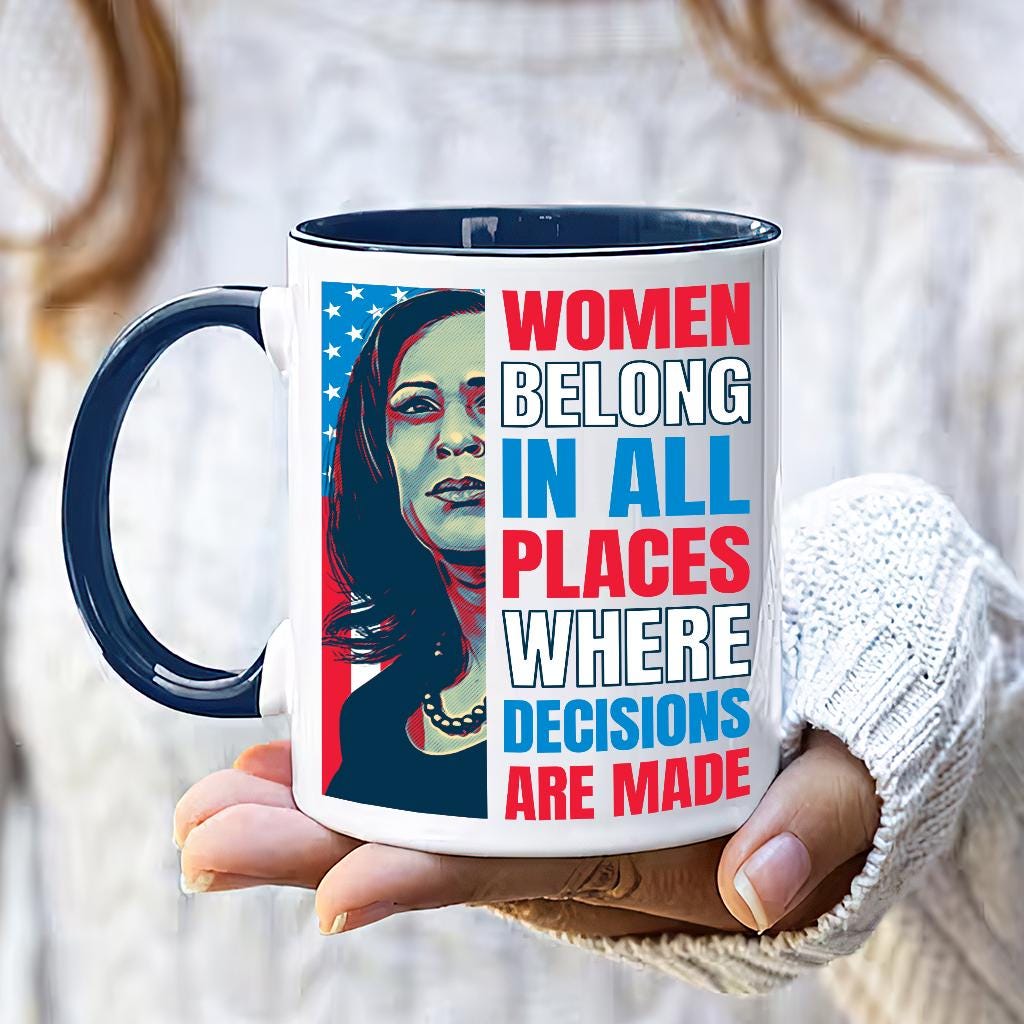 Kamala Harris 2024 Mug | Let's Finish The Job Coffee Mug | Madam President Kamala Harris | Democrats Gift | Political Mug | Election 2024