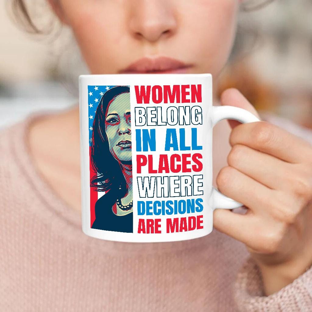 Kamala Harris 2024 Mug | Let's Finish The Job Coffee Mug | Madam President Kamala Harris | Democrats Gift | Political Mug | Election 2024