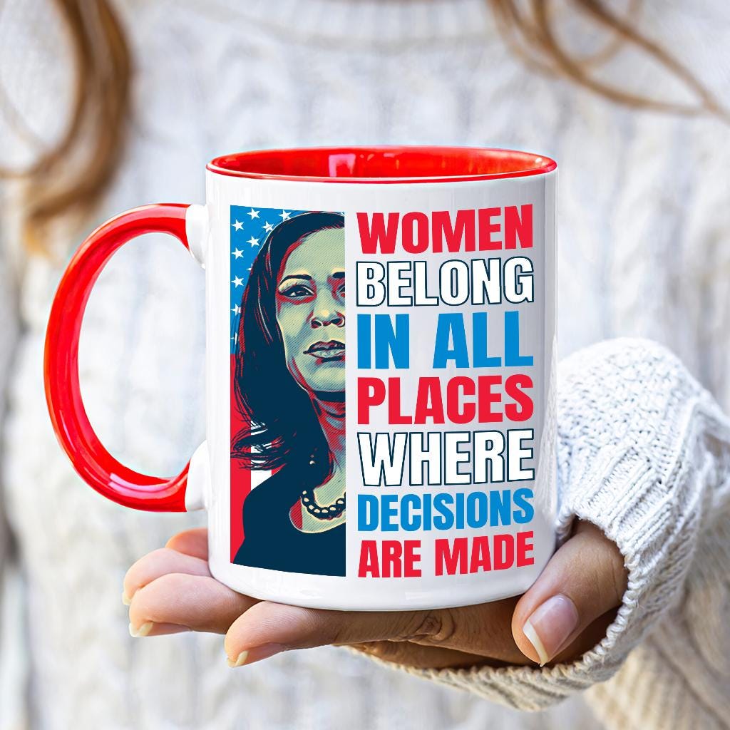 Kamala Harris 2024 Mug | Let's Finish The Job Coffee Mug | Madam President Kamala Harris | Democrats Gift | Political Mug | Election 2024