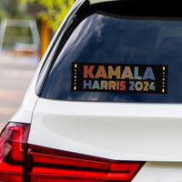 Kamala Harris 2024 Sticker Vinyl Decal, Harris For President 2024 Vinyl Sticker, Madam President, Election Harris Bumper Sticker - 10" x 3"