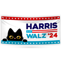 Harris Walz Obviously 2024 Banner Sign, 13 Oz Harris For President 2024, Truth Hope Decency, Harris 2024 Vinyl Banner with Metal Grommets