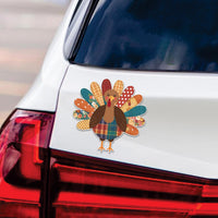 Happy Thanksgiving Turkey Car Magnet, Pumpkin Season Magnet, Thankful Magnet, Autumn Magnet, Thanksgiving Magnet, Fall Magnet, 6" x 6"