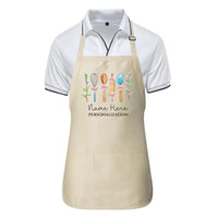 Custom Apron, Adjustable Neck Kitchen Apron, Full-Length Cooking Apron with Pockets, Custom Name Apron, Chef Name Personalized Gift Apron