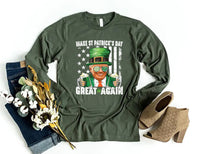 Make St. Patrick's Day Great Again Long Sleeve Shirt