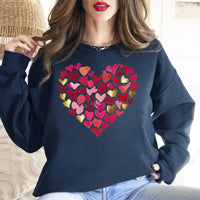 Valentine's Day Heart Sweatshirt, Girls Valentine Gift