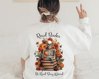 Read Books Be Kind Stay Weird Long Sleeve Shirt, Librarian Gifts Shirt