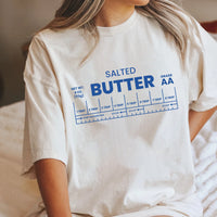 Salted Butter Short Sleeve T-Shirt, Butter Lover Shirt