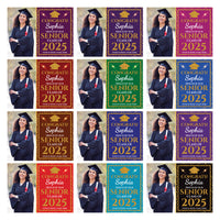 Personalized Graduation Yard Sign 2025 with Photo - Grad Sign, Class of 2025, Custom Graduation 2025 Yard Sign with Metal H-Stake