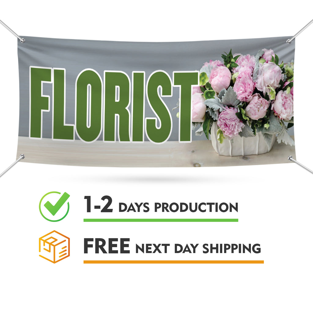 Florist Banner Sign