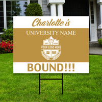 Personalized College Bound 2024 Yard Sign