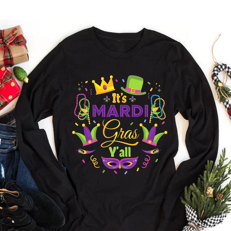 Mardi Gras Long Sleeve T-Shirt